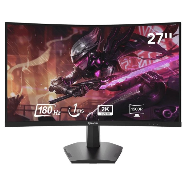 ECRAN GAMING REDRAGON CORAL 27" 180Hz VA CURVED QHD 2K