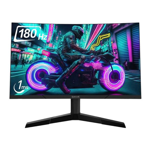 ECRAN GAMER REDRAGON PEARL II 23.6" 180Hz-FREE SYNC, VA LED CURVED